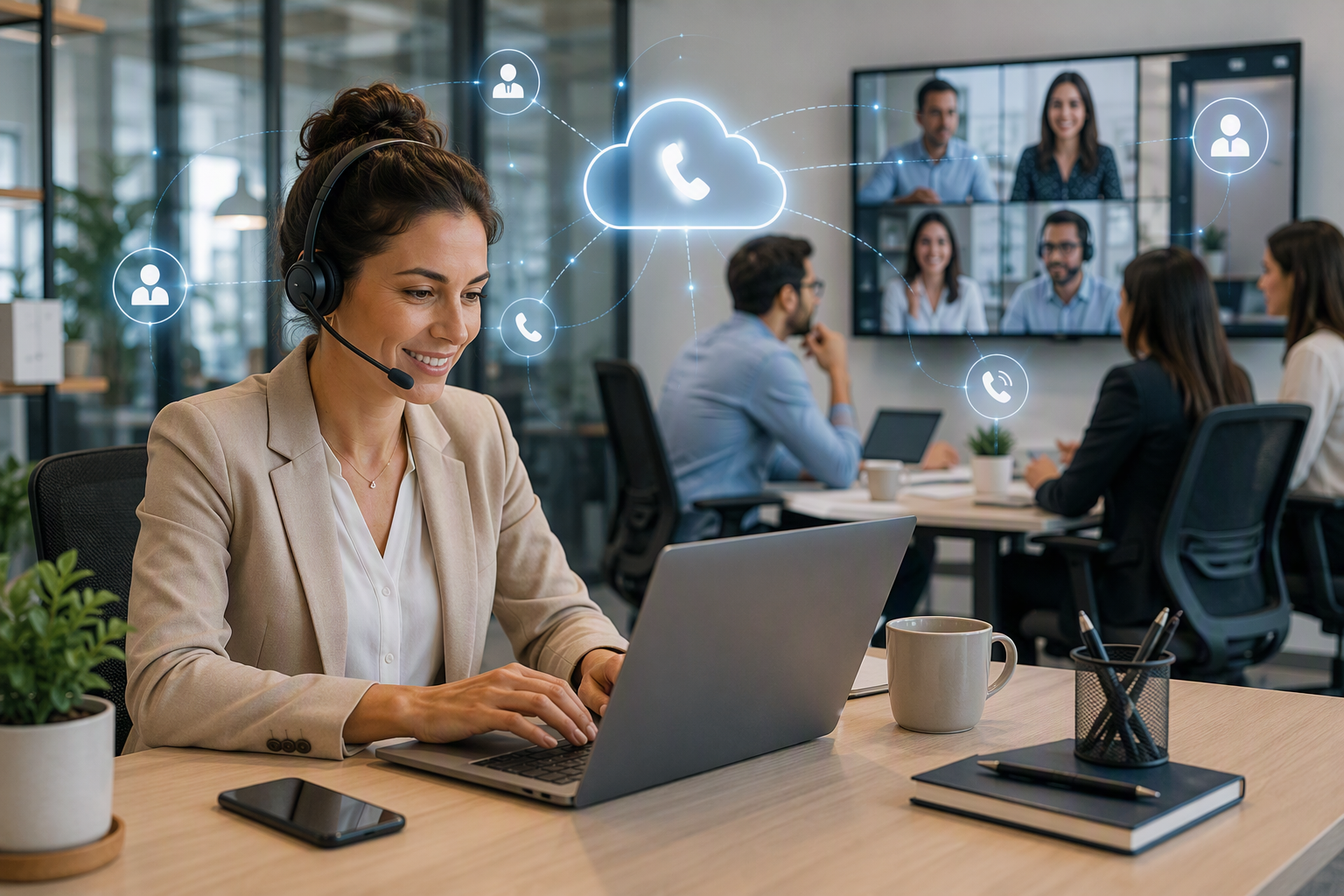 Centralita virtual para teletrabajo: la herramienta que mantiene conectado a todo el equipo sin importar dónde esté
